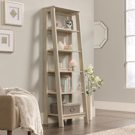 Angled 5 Shelf Bookcase